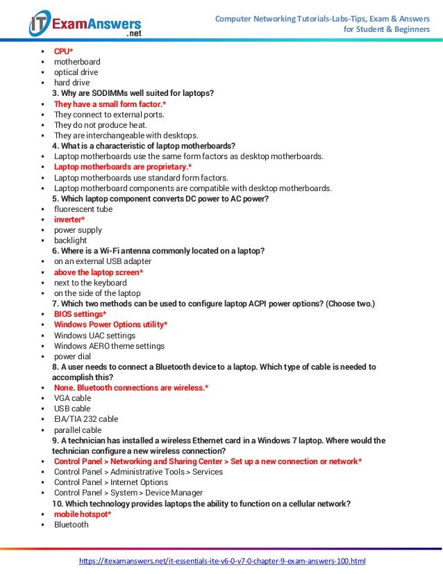 Linux Essentials Chapter 9 Exam