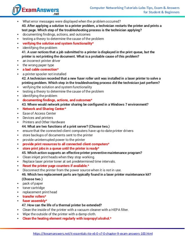 Linux Essentials Chapter 9 Exam