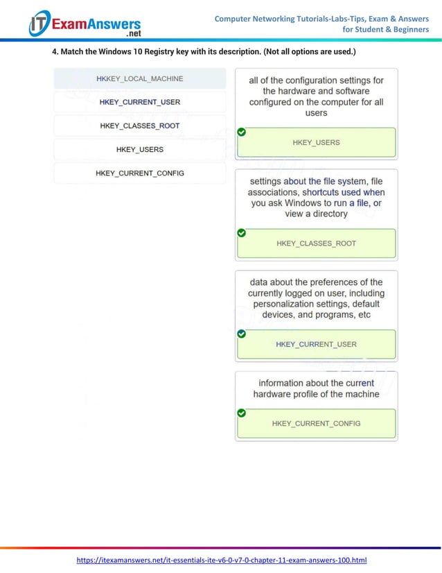 It essentials version 7 0 ite chapter 11 exam answers pdf