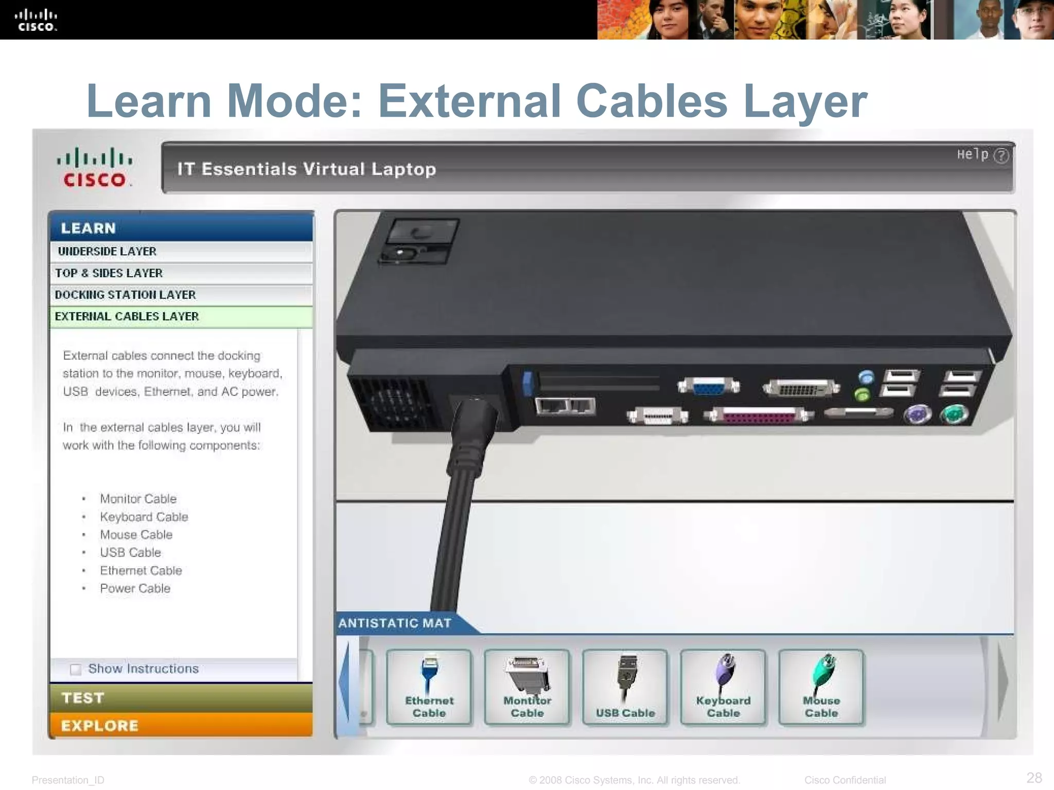 Learn Mode: External Cables Layer 