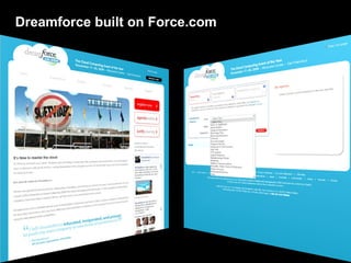 Dreamforce built on Force.com
 