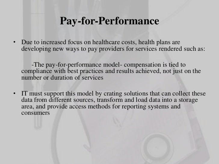 Pay for performance healthcare essay