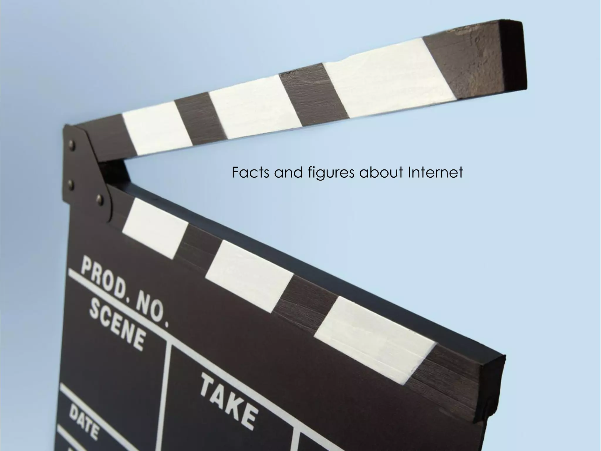 Facts and figures about Internet
 