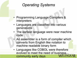Operating Systems | PPT