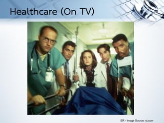 ER - Image Source: nj.com
Healthcare (On TV)
 