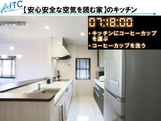 Copyright © 2021 Advanced IT Consortium to Evaluate, Apply and Drive All Rights Reserved. 54
【安心安全な空気を読む家】のキッチン
 