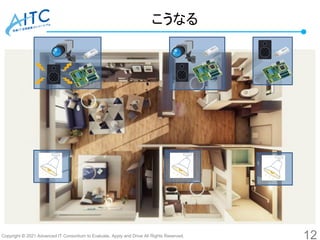 Copyright © 2021 Advanced IT Consortium to Evaluate, Apply and Drive All Rights Reserved.
こうなる
12
 
