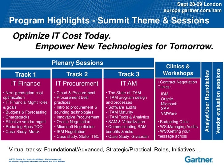 Gartner IT Financial, Procurement & Asset Management Summit London 20…