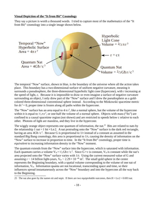 Temporal Cosmology It From Bit - An Amelioration of an Amateur Scientist | PDF