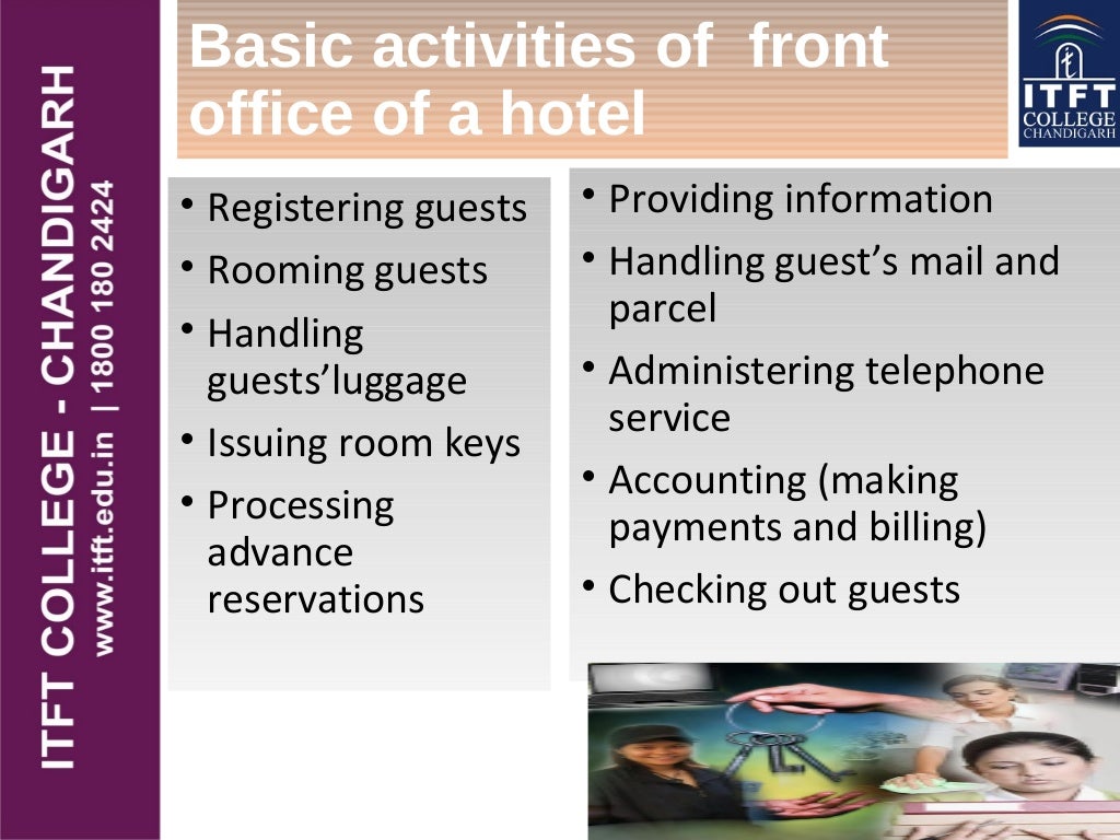 ITFT front office introduction