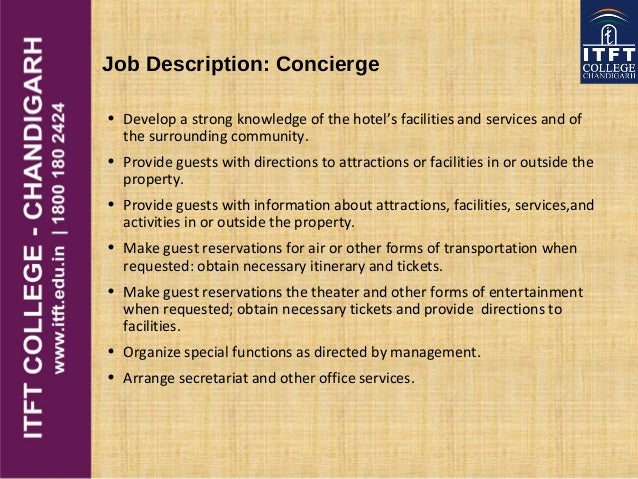 Itft Front Office Introduction