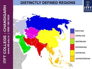 DISTINCTLY DEFINED REGIONS
 