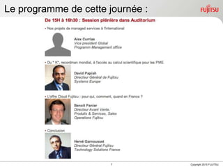 Le programme de cette journée :