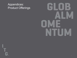 SubtitleSubtitle
Second Quarter 2012 Earnings 1/2012
Appendices:
Product Offerings
7
 