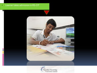    Learner takes admission in RS-CIT
 