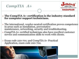 Earning a Certification not only helps you stay current with the latest products and platforms, it demonstrates your specific job-related experience and technical problem-solving skills.Q.  Why should I get certified?Certification has many benefits for the employee, employer and organization. 