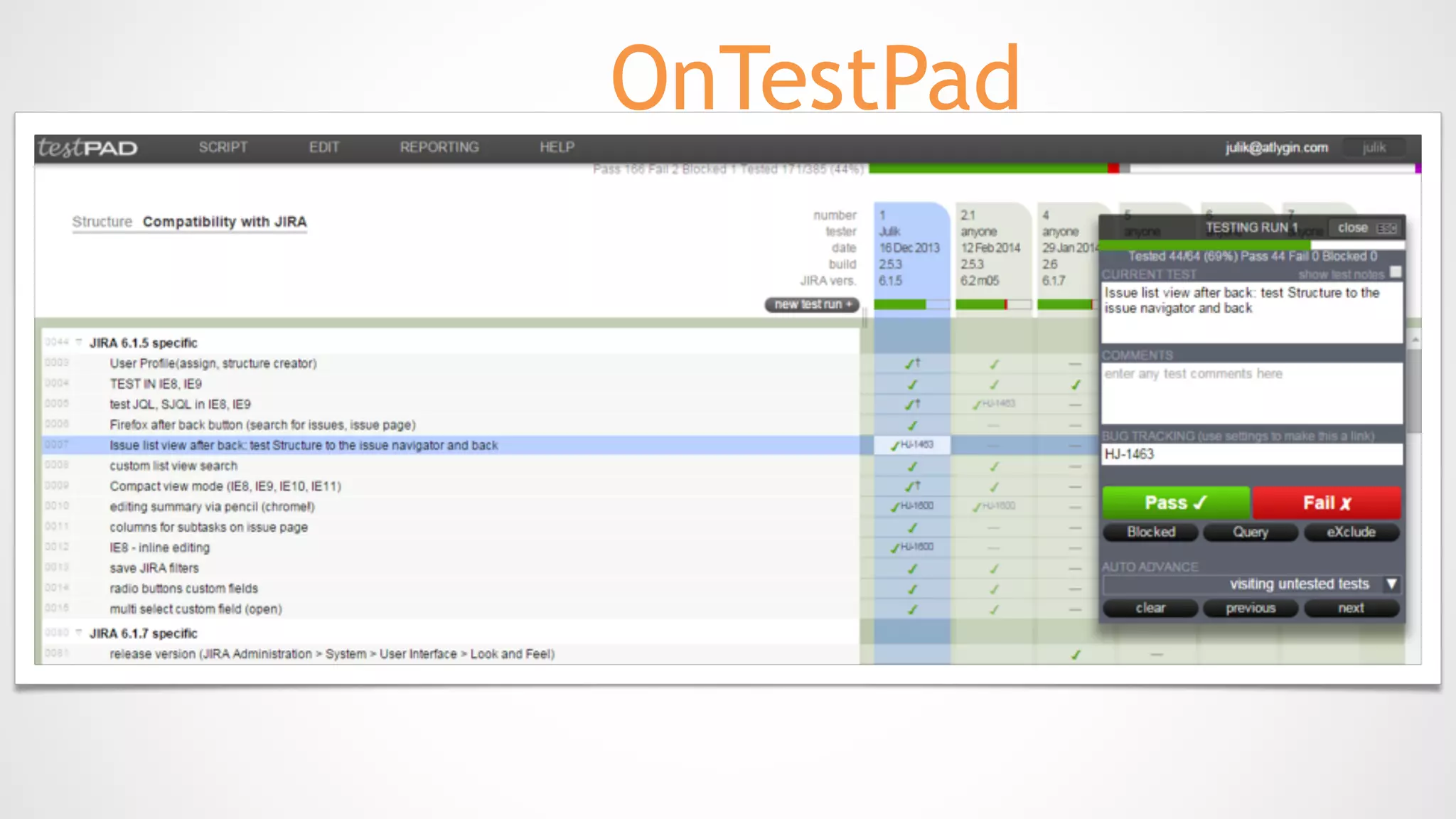 OnTestPad
 