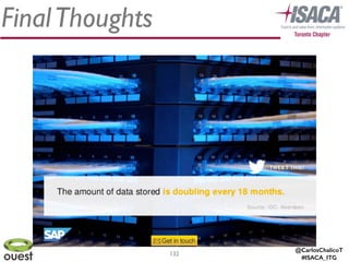 @CarlosChalicoT
#ISACA_ITG
FinalThoughts
132
 