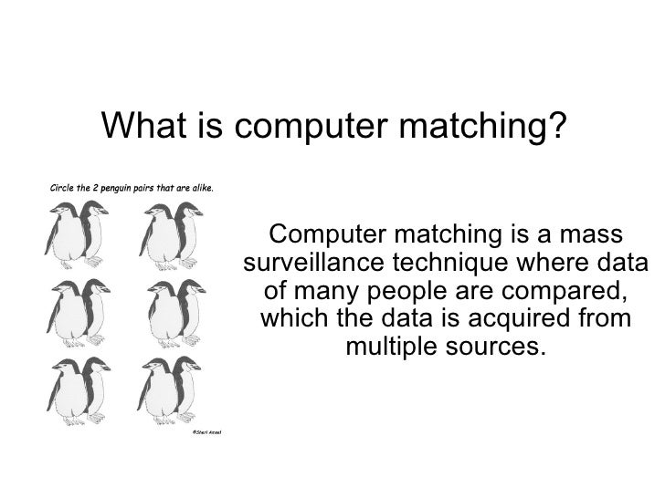 Itgs research computer matching
