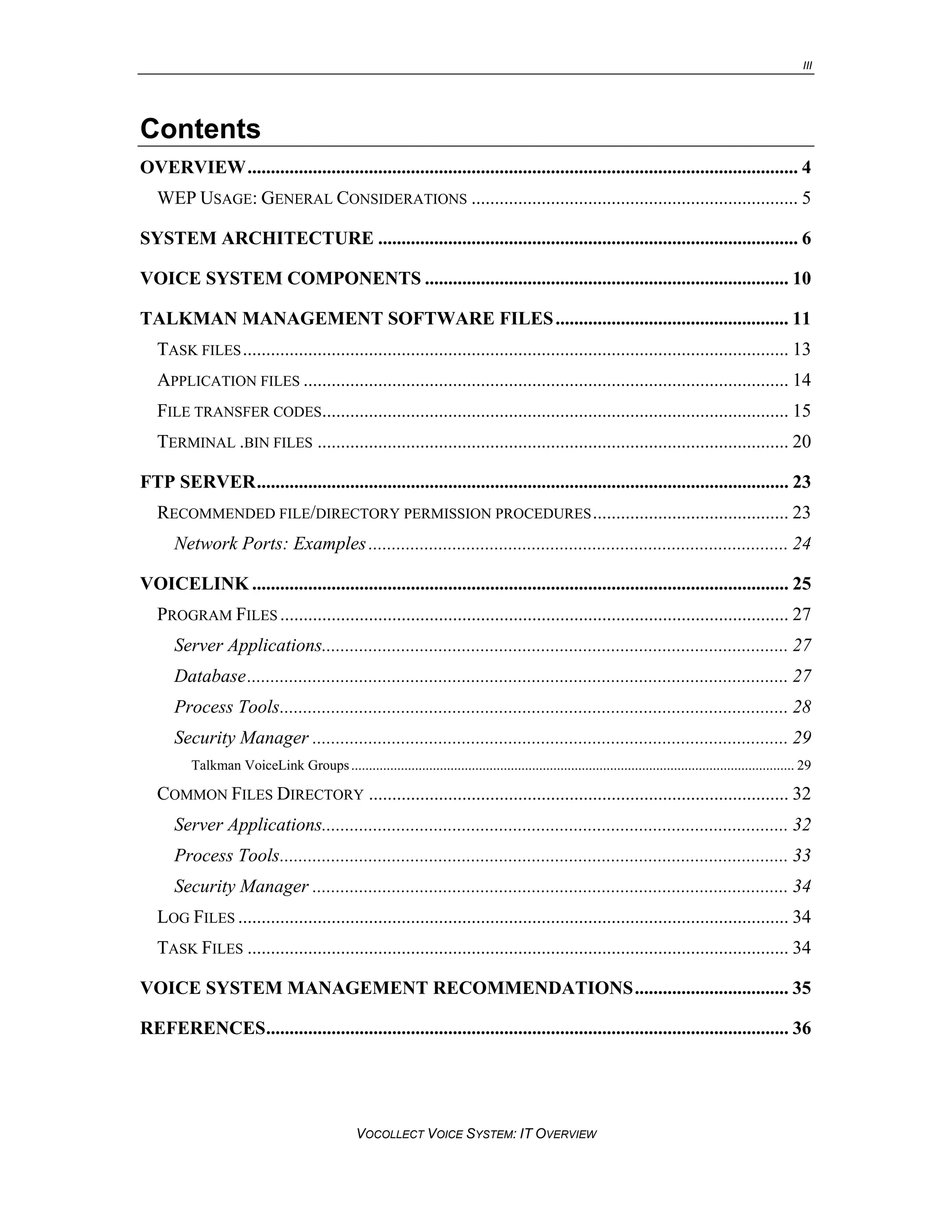 IT guide for Vocollect Voice Systems | PDF