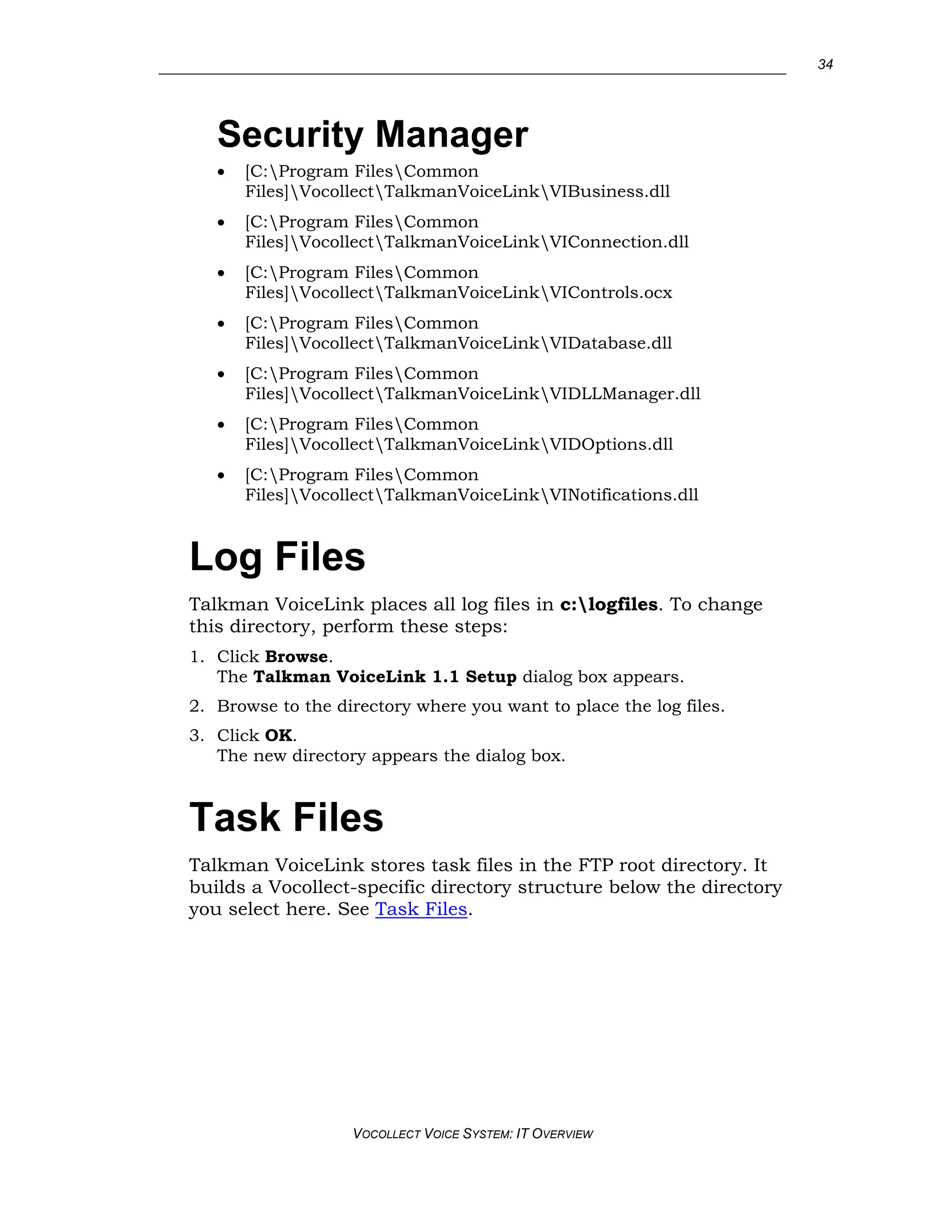 IT guide for Vocollect Voice Systems | PDF