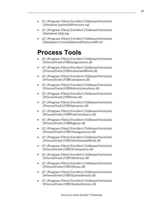 IT guide for Vocollect Voice Systems | PDF