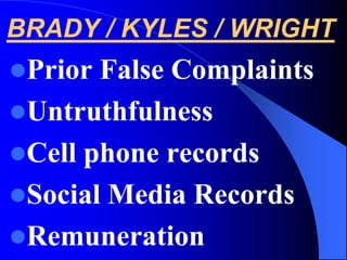 Part IICross-Examination of aSexual Assault Forensic Examiner