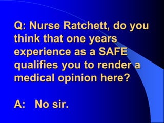 Q: Then what facts do you base your conclusion that these injuries are “consistent with” a “violent sexual assault?”
