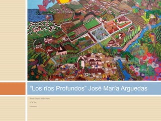 “Los ríos Profundos” José María Arguedas 
Morán Carpio, Ithalo André 
4°”B” Sec. 
Literatura 
 
