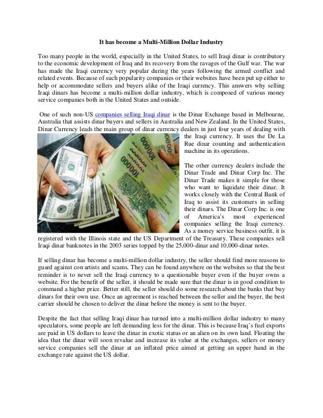 It Has Become A Multi Million Dollar Industry - 