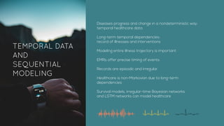 Diseases progress and change in a nondeterministic way:
temporal healthcare data
Long-term temporal dependencies:
record o...