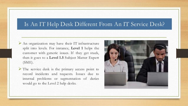 It Help Desk Vs Service Desk Difference