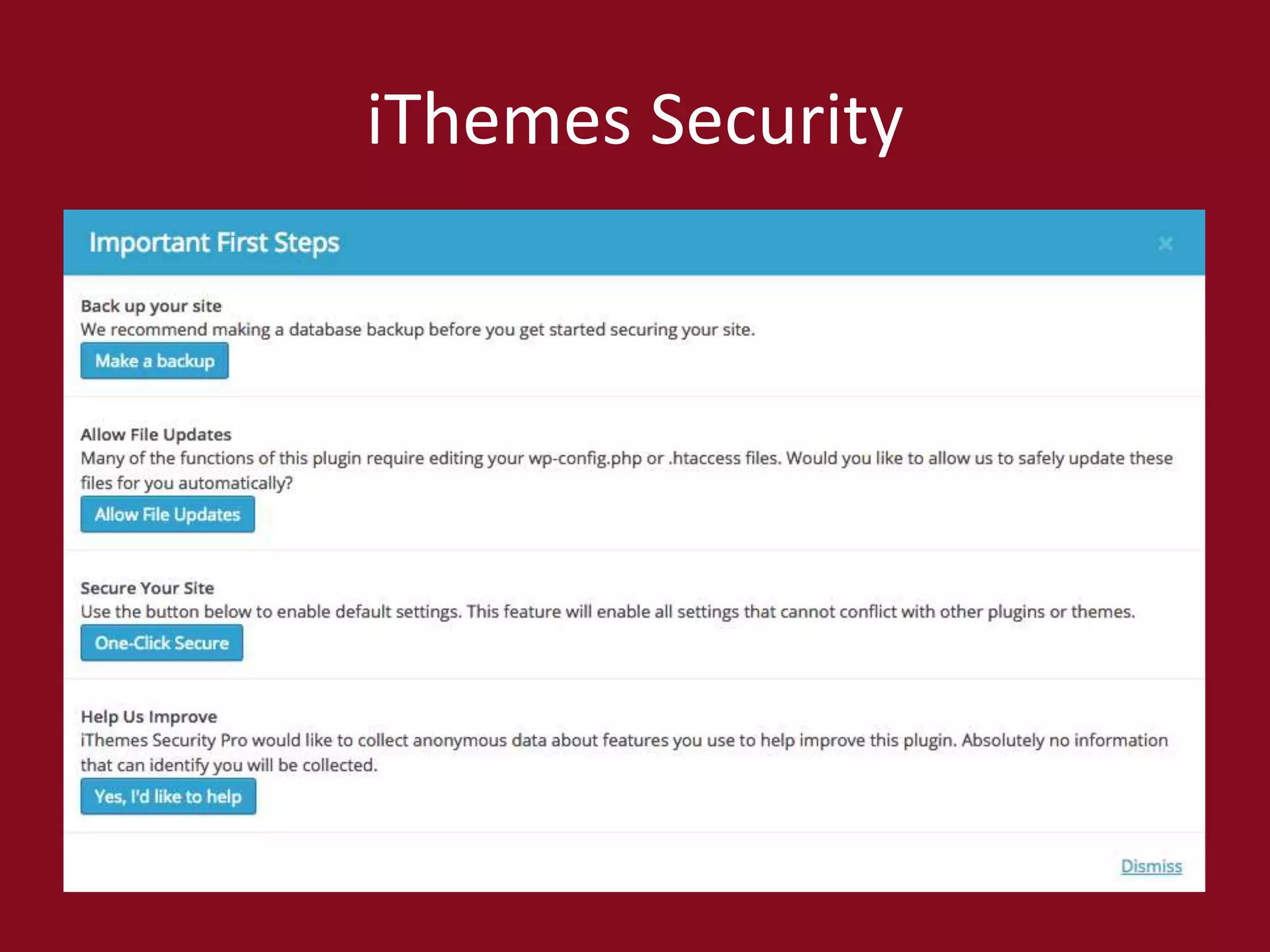 iThemes Security
 