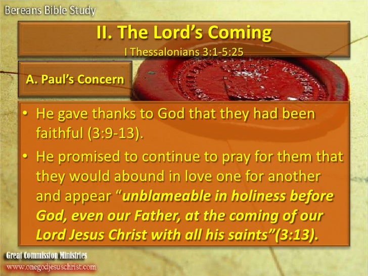 I Thessalonians