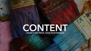 1
CONTENTMAKE EVERY PIECE, YOUR MASTERPIECE!
 