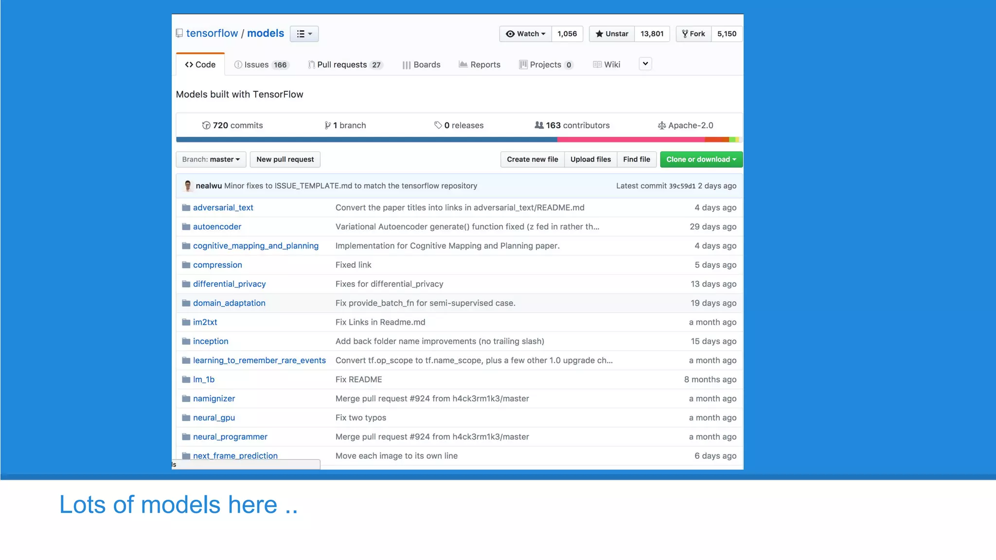 Lots of models here ..
 