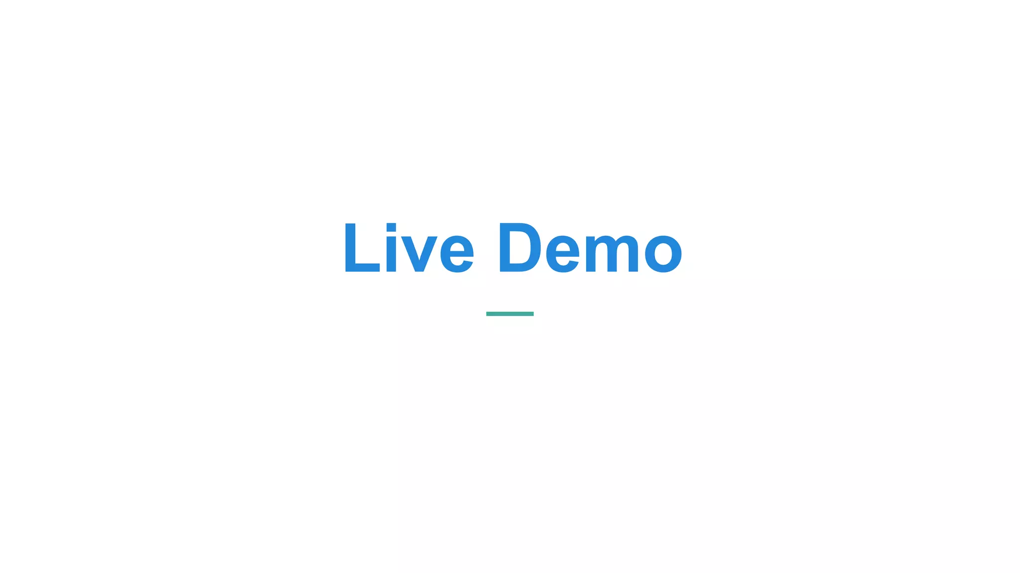 Live Demo
 