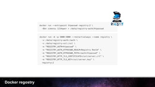 Docker regostry
 