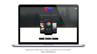 Application mobile pour rendre vos photos encore plus belles. 
http://afterlight.us/
 