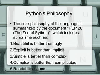 Python Games | ODP