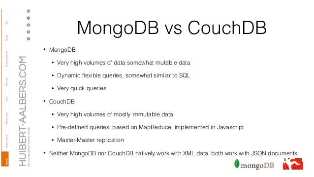 couchdb vs mongodb