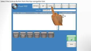 Select the Lookup Button from the top navigation bar.
 