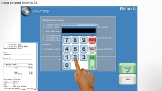 Using keypad enter in 22.
 