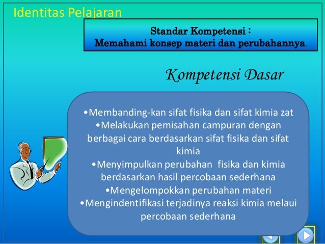 Perubahan Materi