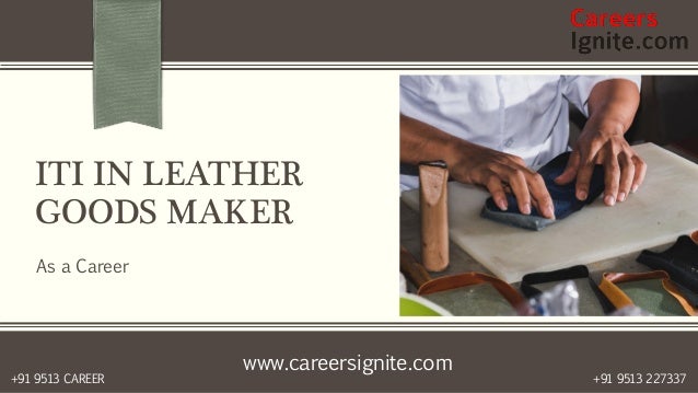 iti in leather goods maker courses colleges eligibility