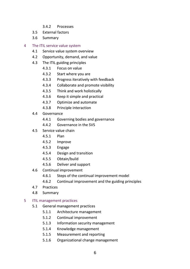 Itil Foundation Itil 4 Edition Pdf Information Services Industry