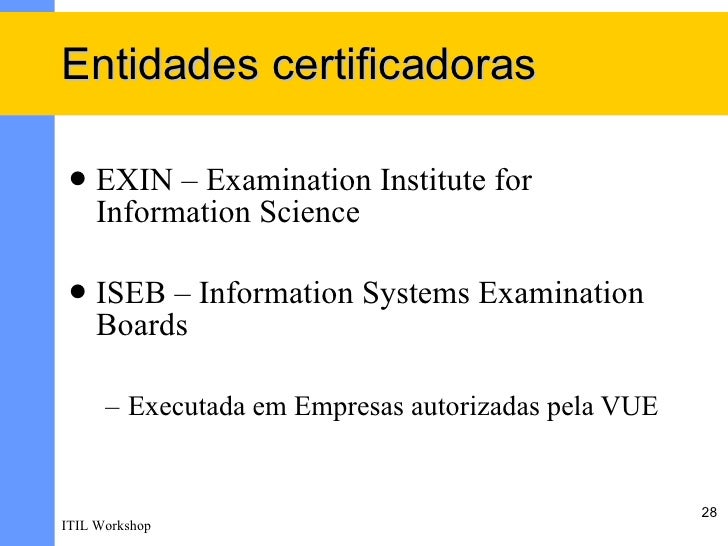 Exame itil foundation