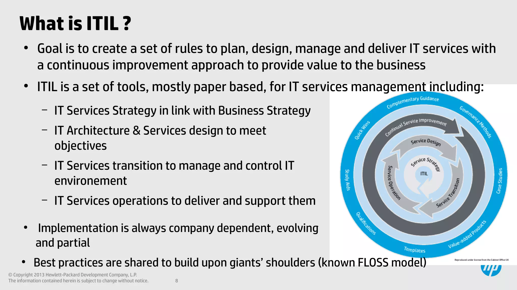 ITIL compliant Open Source tools PDF
