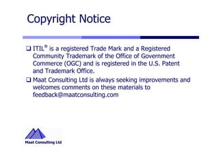ITIL V3 Highlights