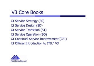 ITIL V3 Highlights